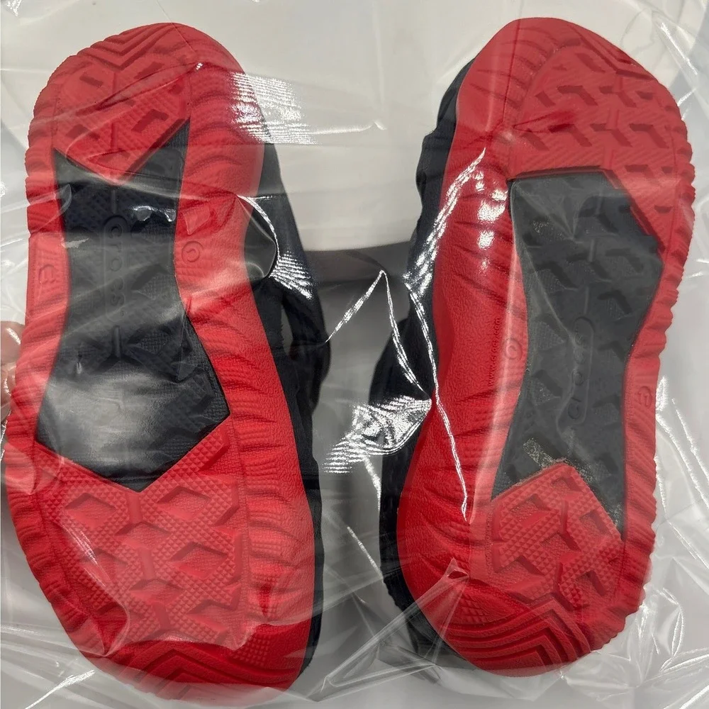 Crocs Swiftwater Expedition Navy Red Kids Water Shoes Sandals C11 204989